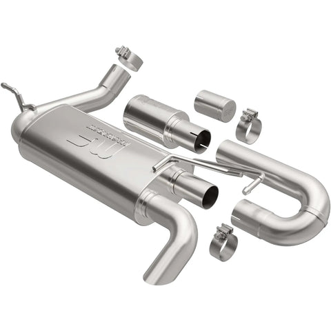Magnaflow MagnaFlow 07-18 Jeep Wrangler JK Overland Series Axle-Back Exhaust System