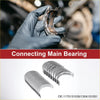 Silver metallic main bearing and connecting rod bearing kit for engine repair in toyota highlander 2001-2023