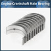 Set of 10 silver metallic engine crankshaft main bearings with polished finish for Toyota 4Runner 1983-2006