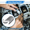 Silver metallic main bearing set for engine crankshaft installation for toyota 4runner 1985-1988