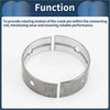 Silver metallic crankshaft bearing with split design and holes from main bearing set for toyota 4runner 2.5l 3.4l