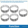 Main bearing set for toyota dyna 1984-1988 with five metallic split crankshaft bearings for smooth rotation