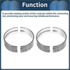 Silver metallic crankshaft bearing rings for main bearing set 10 pcs designed for toyota tercel 1987-1990 engine performance