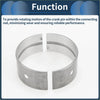 Silver metallic main bearing set crankshaft bearing with split design and engraved markings for toyota toyoace