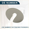Gray soft u-shaped neck pillow with smooth rounded design for makeup mirror cover fits scion 4wd ute offroad models