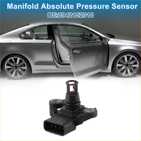 Black plastic manifold absolute pressure sensor with red internal part and three holes for toyota sequoia 2010-2011