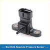 Black plastic manifold absolute pressure sensor with rectangular connector and two mounting flanges for toyota tacoma