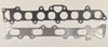 Black and silver metal manifold gaskets with circular cutouts and bolt holes for wrangler liberty cherokee nitro voyager 2.8 crd