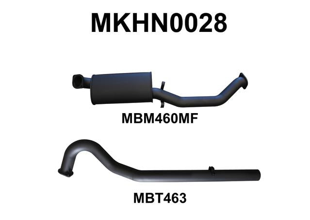 Manta 3" Cat Back Exhaust Fits VL Commodore 3.0L