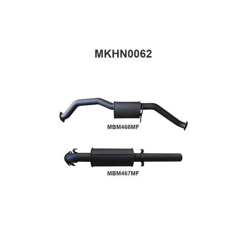 Manta 3" Cat Back Exhaust Quiet Fits VP VR VS Sedan 5L V8