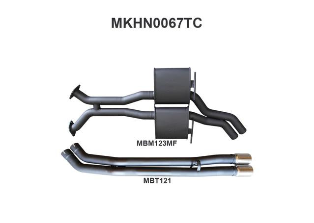 Manta 2.5" Dual Exhaust Cat Back Fits VP VR VS Sedan 5L