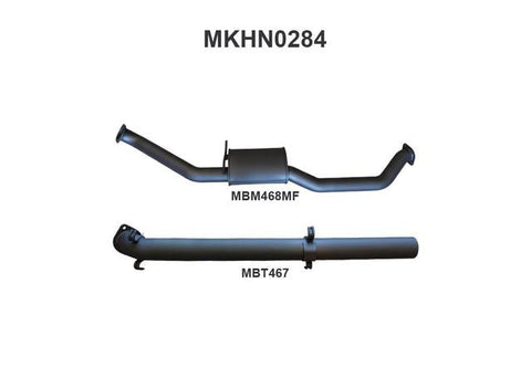 Manta 3" Cat Back Exhaust Fits VP VR VS Statesman V8 IRS