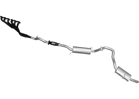 Manta 2.5" Exhaust With Extractor And Cat Quiet Fits