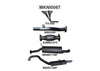 Manta 2.5" Exhaust With Extractor And Cat Quiet Fits