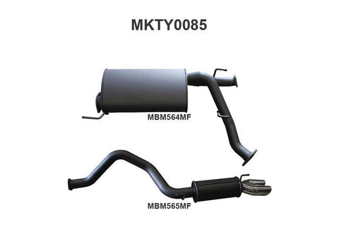 Manta 3" Cat Back Exhaust Fits UZJ200 4.7L V8