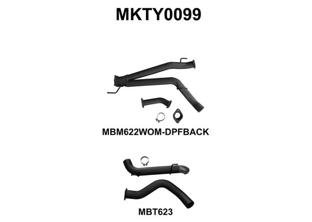 Manta Dpf Back System Pipe Only Fits VDJ200
