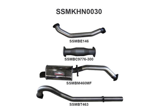 Manta 3" Cat Back Exhaust Fits VL Commodore Turbo 3.0L