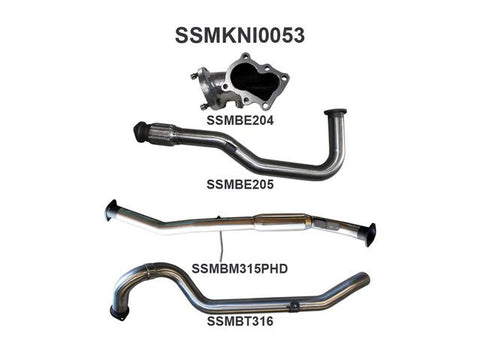 Manta 3" Turbo Back Exhaust Fits Patrol GU 4.2 Ute