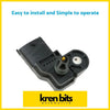 Black plastic map boost pressure sensor with gold pin and circular keyhole for ford ranger pj pk mazda bt50