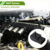 Black plastic map sensor with rectangular body and cylindrical tip for toyota caldina 1992-2002 manifold pressure sensing