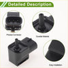 Black plastic map sensor for toyota tercel 1992-1997 with durable material and precise connector visible