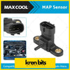 Black plastic map sensor with brass mounting holes and molded connector housing for toyota hilux kun26r 3l 1kd-ftv