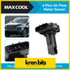Black plastic 5-pin mass air flow meter sensor for ford pj pk ranger mazda b3000 bt50 3l shown from back side
