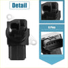 Black plastic mass airflow sensor for Toyota 4Runner 2010-2022 with white bracket and six-pin connector backside view