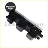 Black plastic master electric window switch with three buttons for nissan tiida rogue versa teana cars