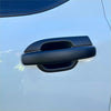 Matte black plastic door bowl insert with sleek modern design for ford ranger 2022 4 piece set
