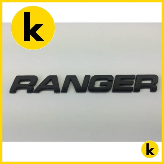 Matte Black Ranger Badge Kren Bits