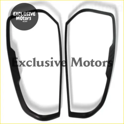 Matte Black Taillight Covers for Mazda BT-50 (2021-Present) - Parts & Accessories