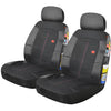 Maxi Trac 4x4 Canvas Black Car Seat Covers Front Pair