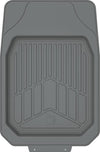 Maxi Trac 4x4 Grey Rubber Deep Dish Car Front Floor Mats