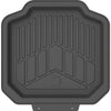 Maxi Trac 4x4 Black Rubber Deep Dish Car Rear Floor Mats