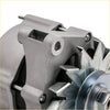 Gray metallic maxpeedingrods 12 v 85 a alternator with ribbed pulley and bolted bracket for holden vehicles