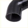Black rubber hose with glossy finish and reinforced lining in maxpeedingrods 2.75 inch cold side intercooler pipe kit for 4wd ute offroad