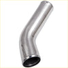Shiny chrome-finished metal elbow pipe with smooth reflective surface for maxpeedingrods 275 cold side intercooler kit 4wd ute offroad