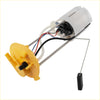 Yellow and white fuel pump assembly with black parts for dodge ram promaster 1500 2014 to 2021 by maxpeedingrods