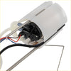 White plastic maxpeedingrods fuel pump assembly with black internal parts and metal tubing for dodge ram promaster