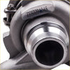 Gray metallic maxpeedingrods gt1544z turbocharger with polished silver inlet and serial number zy80094048 for ford transit connect 1.8tdci
