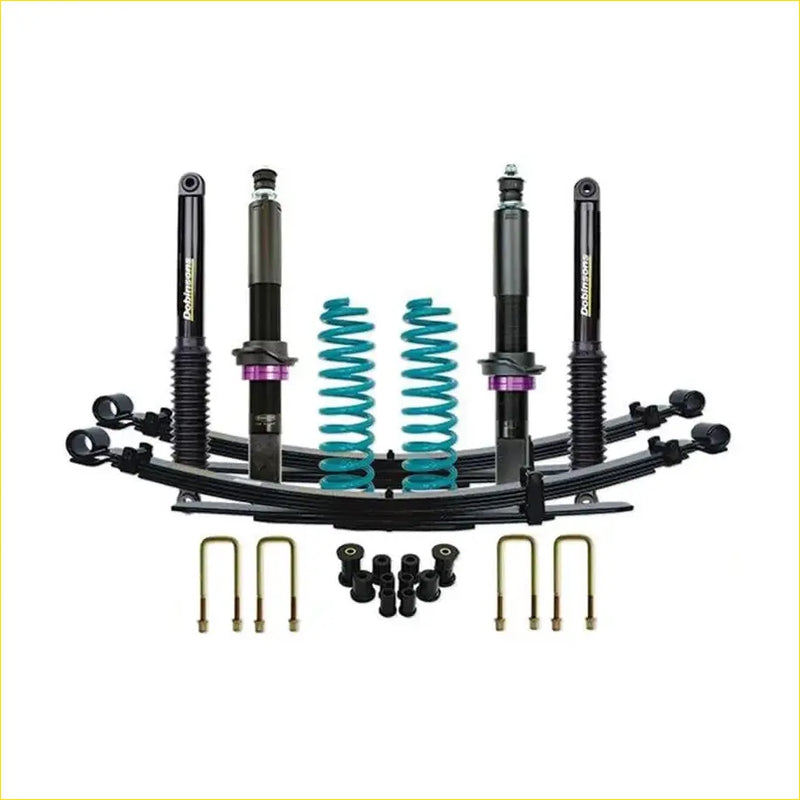 Black and teal coilover suspension kit with purple accents for mazda bt-50 series ii from dobinsons ims