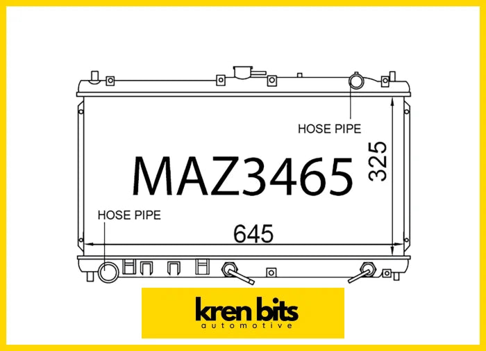 Mazda Mx-5 / Miata Nb B6-Ze & Bp 1998-2005 Radiator