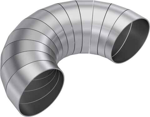 MBRP MBRP T304 Stainless Steel 3in Dia 180 Deg Universal Pie Cut Kit