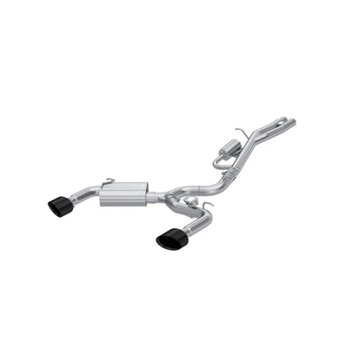 MBRP MBRP 17-20 Audi RS3 2.5T T304 SS 3in Cat-Back Dual Split Rear w/ Oval Black Chrome Tips