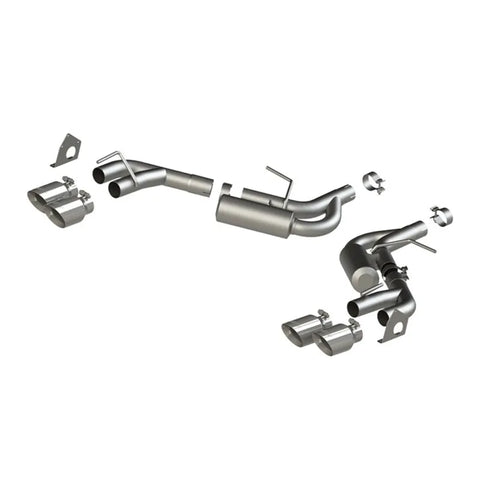 MBRP MBRP 16-19 Chevrolet Camaro V6 2.5in AL NPP Dual Axle Back Exhaust w/ 4in Quad Dual Wall Tips