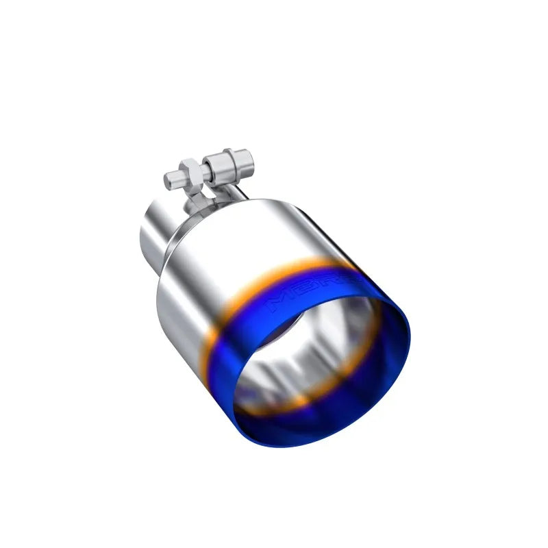 MBRP MBRP Burnt End Tip 2.5 ID 4 ID Out 6.5 length Single Wall Angle Cut 304 Stainless Steel