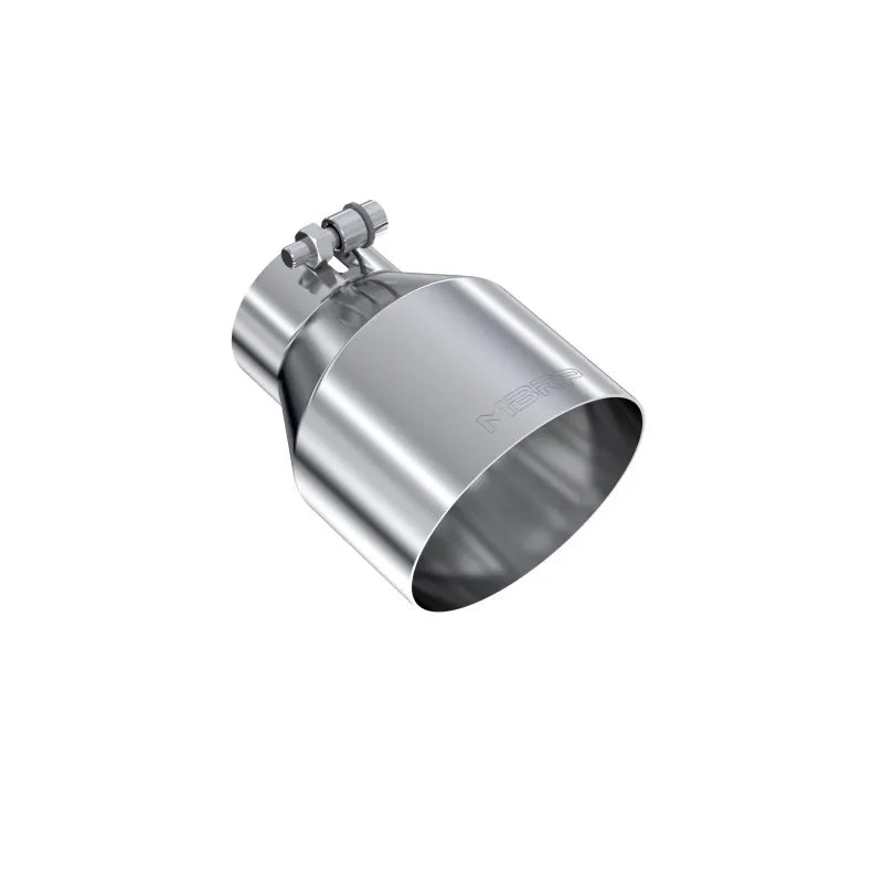 MBRP MBRP Universal T304 Stainless Steel Tip, 3in ID / 5in OD Out / 6.5in Length / Angle Cut Single Wall