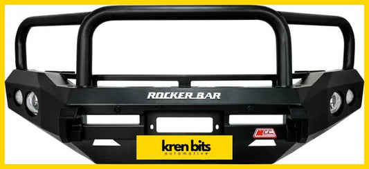 Mcc Rocker 078-02 Triple Loop Winch Bar For Ford Everest + Ranger Px2 / Px3