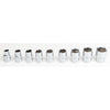 Mechpro Non-Slip Socket Set Metric 3/8In Drive 9pc